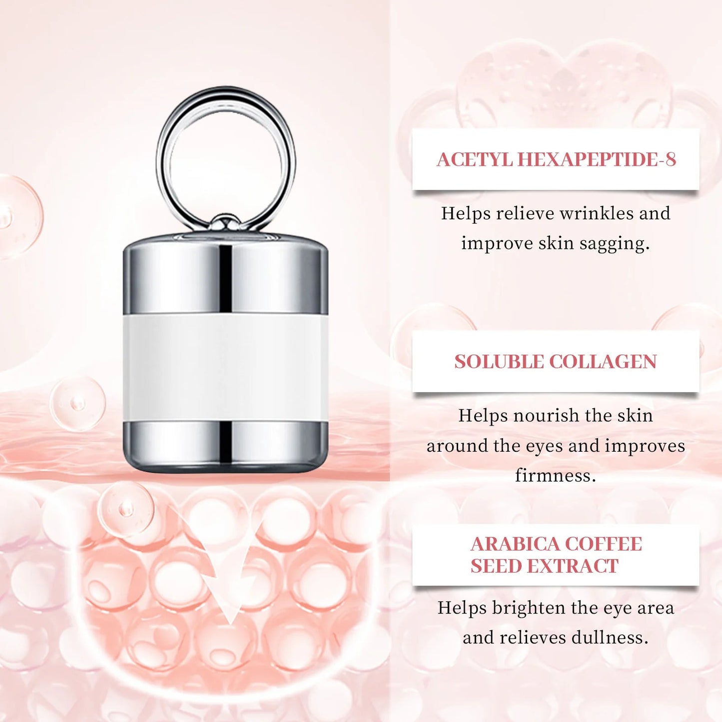 Electric Massage Eye Cream Firming Fade Fine Line Lightening Black Eye Circles